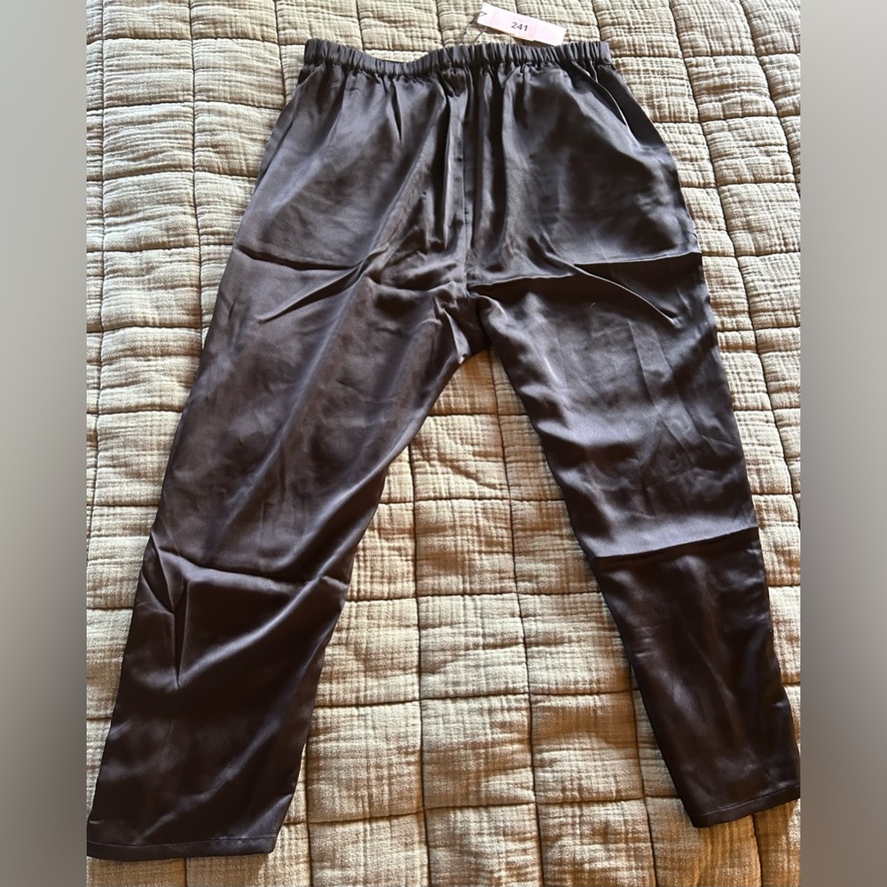 LBLC the label Black Satin Pants